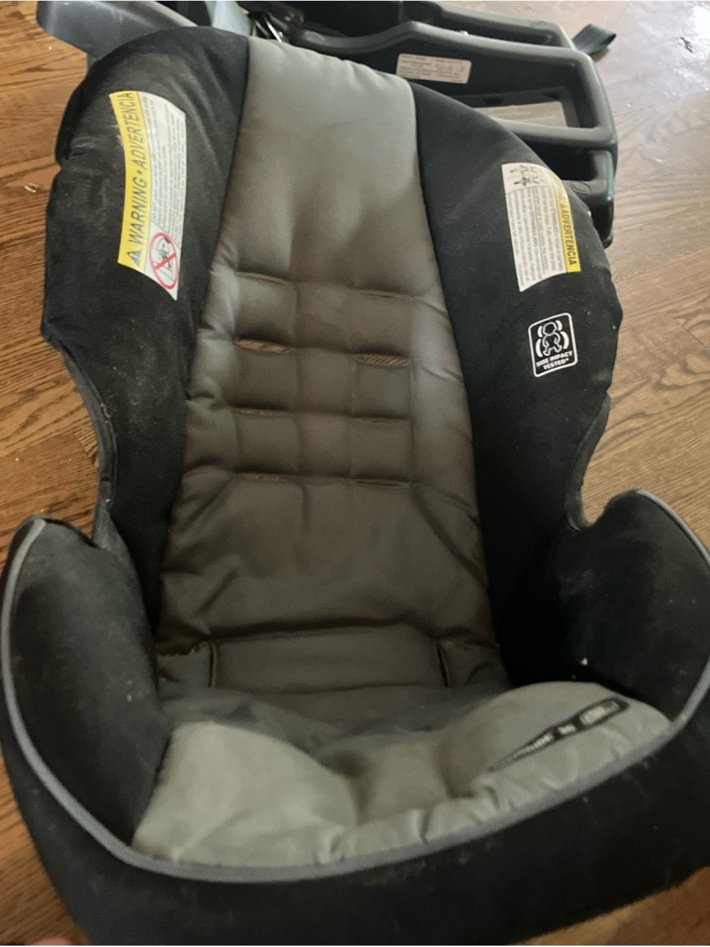 Genuine Graco SnugRide 35  Click Connect Seat Cover Fabric Pad Black OEM
